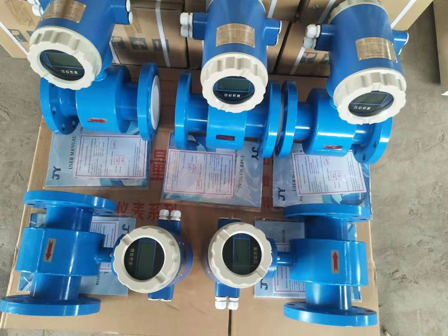 Integrated electromagnetic flowmeter